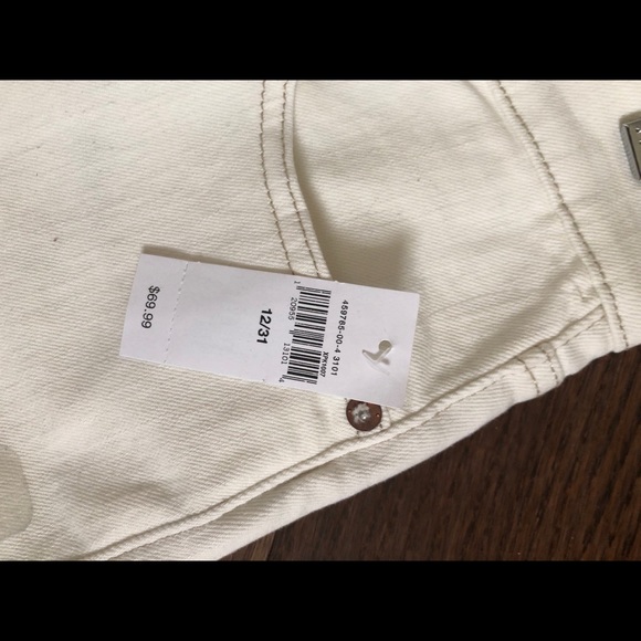 Gap White Regular Straight Cut Denim - Picture 5 of 5